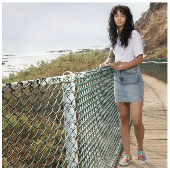 Unisex Vans Slip On Tie Dye Skate Shoe Multi color - Picture 12 of 15